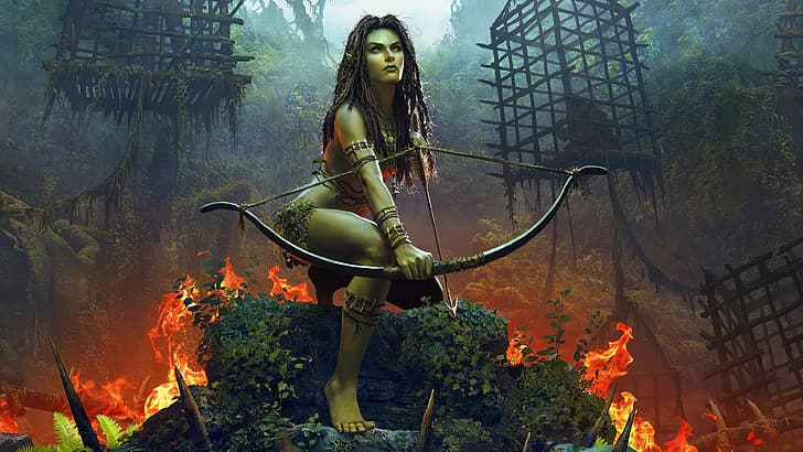 Gwent, Nilfgaard, The Witcher 3: Wild Hunt, Ciri (The Witcher), Triss Merigold, HD wallpaper