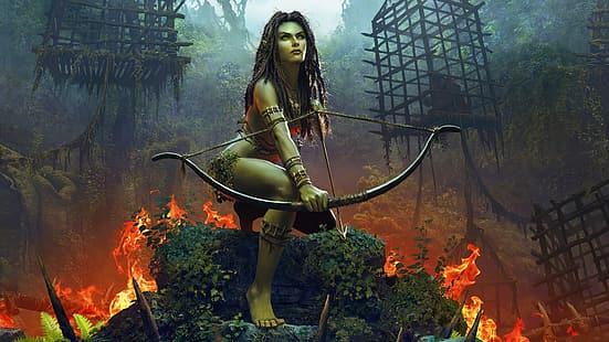 Gwent, Nilfgaard, The Witcher 3: Wild Hunt, Ciri (The Witcher), Triss Merigold, HD papel de parede HD wallpaper