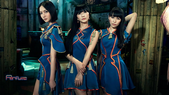 Perfumy (zespół), kostiumy, j-pop, kobiety, azjatyckie, Tapety HD HD wallpaper