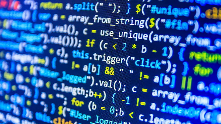 código informático multicolor, JavaScript, código, desarrollo web, Fondo de pantalla HD