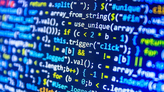 multicolored computer code, JavaScript, code, web development, HD wallpaper HD wallpaper