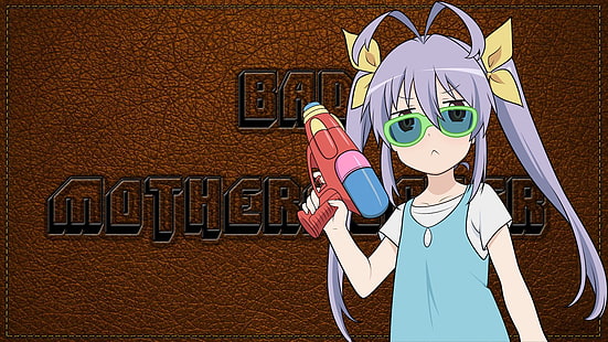 Digitale Tapete des lila behaarten weiblichen Anime-Charakters, Non Non Biyori, Pulp Fiction, Miyauchi Renge, HD-Hintergrundbild HD wallpaper