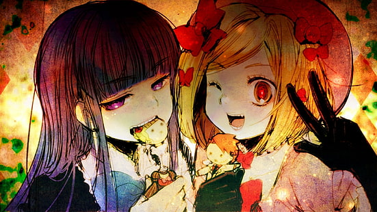 Anime, Umineko: Wenn sie weinen, kämpfen Ushiromiya, Beatrice (Umineko kein Naku Koro Ni), Frederica Bernkastel, Lambdadelta (Umineko kein Naku Koro Ni), HD-Hintergrundbild HD wallpaper