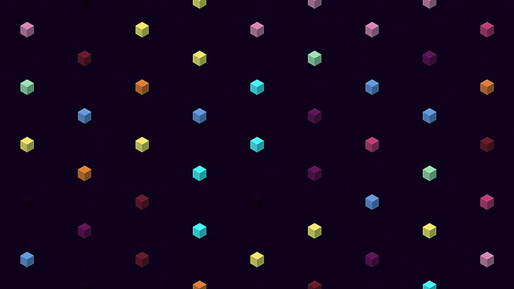 разнообразни цветни кубчета цифрови тапети, Fez, куб, HD тапет