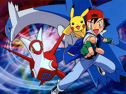 Film, Pokémon: Helden, Ash Ketchum, Latias (Pokémon), Latios (Pokémon), Pikachu, Pokémon, HD-Hintergrundbild HD wallpaper