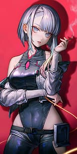 anime, dziewczyny z anime, Lucy (Edgerunners), Cyberpunk: Edgerunners, Tapety HD HD wallpaper