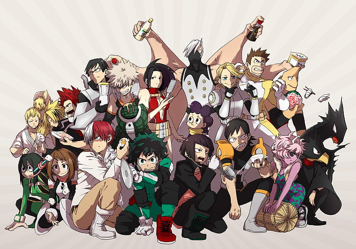 Anime, héroe, manga, poderoso, fuerte, yuusha, granada, Boku no Hero Academy,  Fondo de pantalla HD | Wallpaperbetter