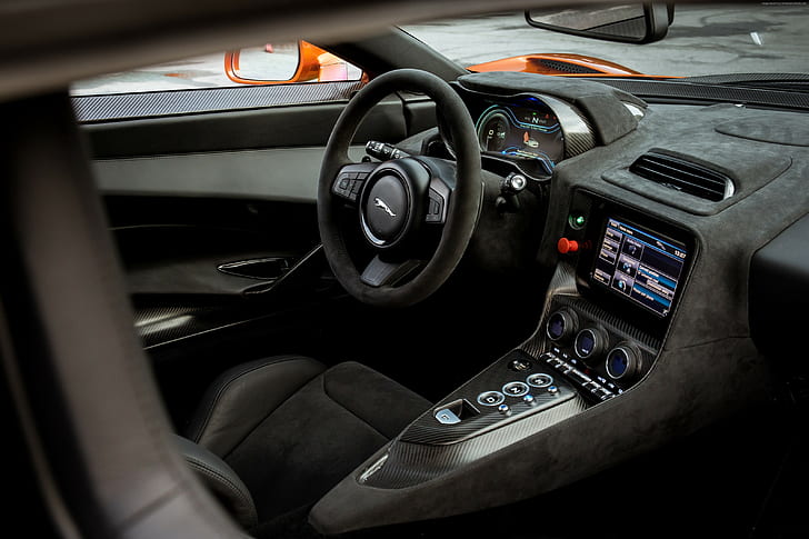 interior, Jaguar C-X75, 007 Spectre, spectre, james bond, HD wallpaper