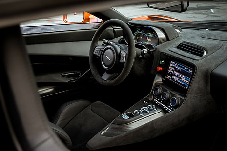 interior, Jaguar C-X75, 007 Spectre, espectro, james bond, Fondo de pantalla HD HD wallpaper