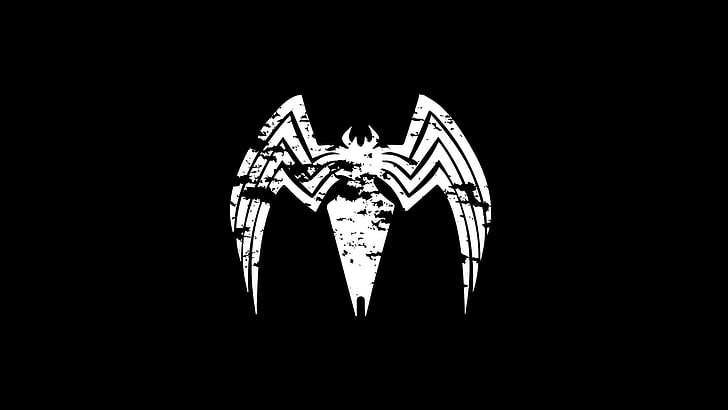 Venom logo, fond d'écran numérique, bandes dessinées, Venom, Fond d'écran HD