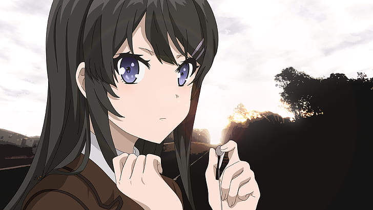 Anime, Rascal no sueña con Bunny Girl Senpai, Mai Sakurajima, Fondo de pantalla HD