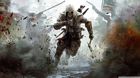 Assassin's Creed digital wallpaper, Assassins Creed game poster, Assassin's Creed, HD wallpaper HD wallpaper