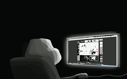Sam, komputery, na zawsze, mem, wściekłość, Tapety HD HD wallpaper