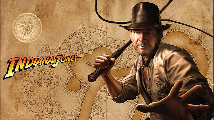 Indiana Jones, Movie, Man, Hat, Beard, Adventure, indiana jones, movie, man, hat, beard, adventure, HD wallpaper
