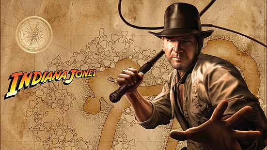 Indiana Jones, Movie, Man, Hat, Beard, Adventure, indiana jones, movie, man, hat, beard, adventure, HD wallpaper HD wallpaper