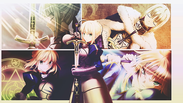 Fate / Stay Night, anime girls, Sabre, Fate Series, Tapety HD