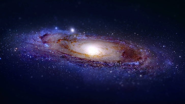 ภาพประกอบกาแล็กซี่, ภาพประกอบกาแล็กซี่, การเลื่อนเอียง, กาแลคซี, อวกาศ, ศิลปะอวกาศ, ศิลปะดิจิทัล, วอลล์เปเปอร์ HD