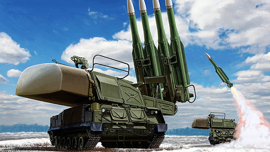 Defense, SAM, Beech, anti-aircraft missile system, SA-11 Gadfly, 9K37, HD wallpaper HD wallpaper