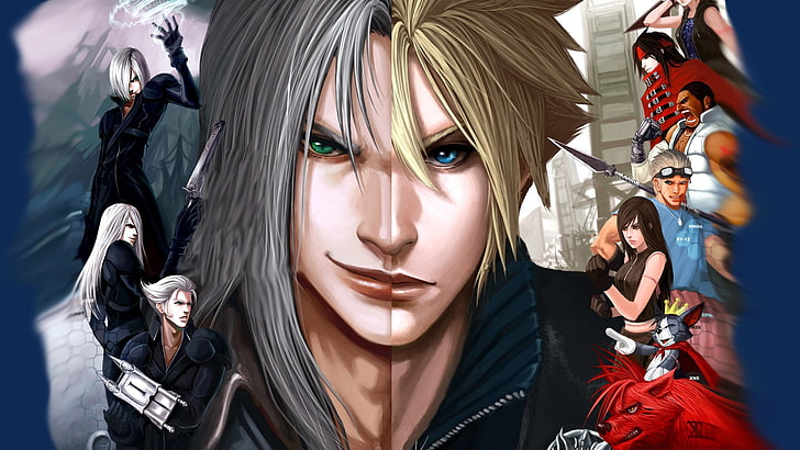 Final Fantasy VII, videogiochi, Sephiroth, Final Fantasy VII: Advent Children, Final Fantasy, Sfondo HD