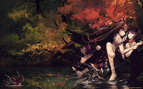 ภาพประกอบตัวละครอะนิเมะหญิง, ยูริ, อายะชาเมอิมารุ, โทโฮว, วอลล์เปเปอร์ HD HD wallpaper