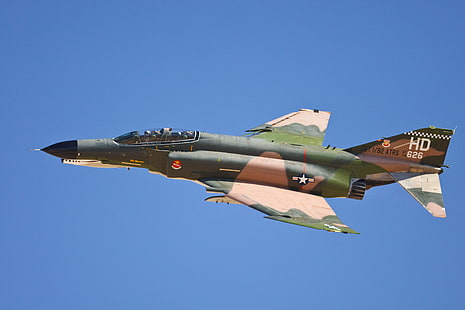 flugzeug, bomber, f 4, kämpfer, jet, militärisch, phantom, HD-Hintergrundbild HD wallpaper