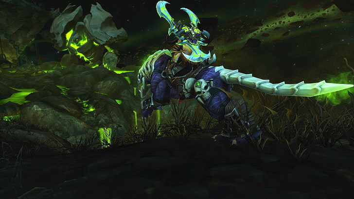 captura de tela do jogo de vídeo, Demon Hunter WoW, videogames, World of Warcraft, HD papel de parede