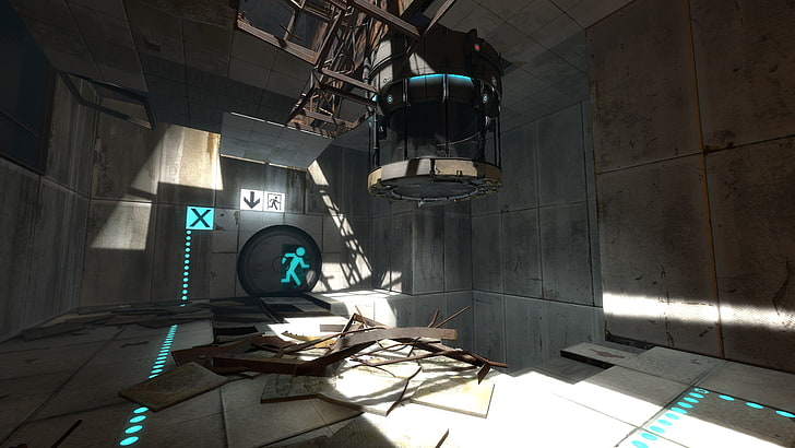 Screenshot der Spieleseite, Portal 2, Valve Corporation, Aperture Laboratories, Videospiele, HD-Hintergrundbild