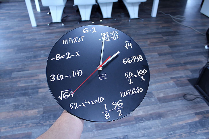 代理店 時計 床 数学 数学 時計 木材 Hdデスクトップの壁紙 Wallpaperbetter