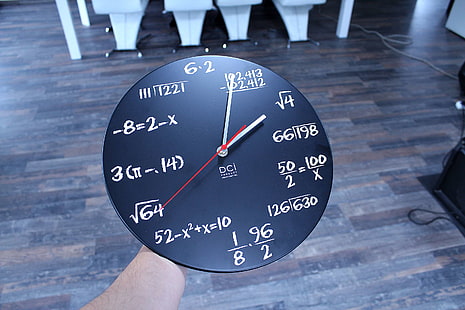 หน่วยงานนาฬิกาชั้นคณิตศาสตร์คณิตศาสตร์นาฬิกาไม้, วอลล์เปเปอร์ HD HD wallpaper