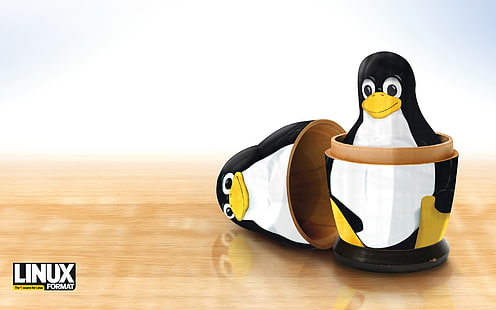 Linux Tux Пингвины Технология Linux HD Art, Linux, Tux, HD обои HD wallpaper