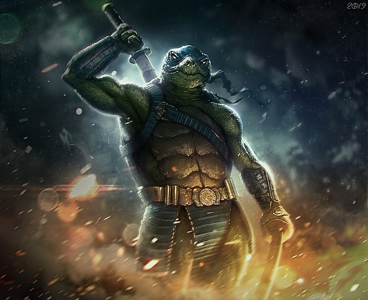 Teenage Mutant Ninja Turtles, Leonardo (TMNT), Wallpaper HD