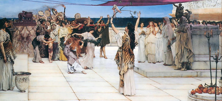 art classique, Lawrence Alma-Tadema, Grèce antique, Fond d'écran HD