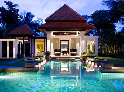 viaggio, resort, thailandia, albero di banyan, prenotazione, piscina, vacanze, migliori hotel, phuket, turismo, Sfondo HD HD wallpaper