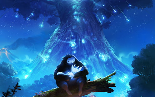 Ori dan the Blind Forest 4K, Forest, Blind, The, and, Ori, Wallpaper HD HD wallpaper