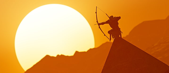Bayek de Siwa, Assassins Creed: Origins, 4K, Fond d'écran HD HD wallpaper