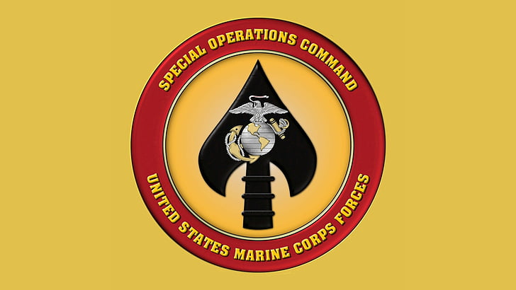 Military, United States Marine Corps, Emblem, HD wallpaper