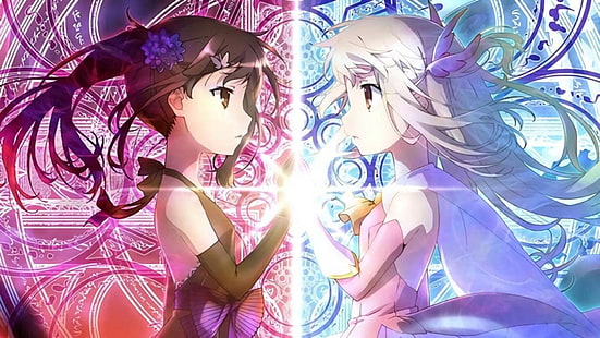 anime, anime girls, rivestimento Fate / kaleid Prisma Illya, Illyasviel von Einzbern, Miyu Edelfelt, Sfondo HD HD wallpaper