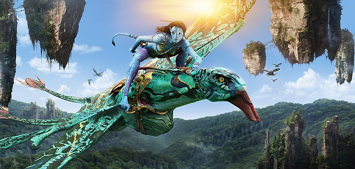 Ilustrasi film Avatar, Neytiri, Seze, Avatar, 4K, Wallpaper HD