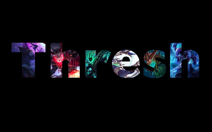 Thresh Logo, Thresh, Summoner's Rift, Dunkler Stern, Blitzcrank (Liga der Legenden), Blood Moon (Liga der Legenden), Weltmeisterschaft, Project Skins, HD-Hintergrundbild