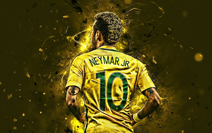 Soccer, Neymar, Brazil National Football Team, HD wallpaper