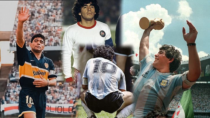 Maradona, Diego Maradona, Argentina, Boca Juniors, Napoli, Wallpaper HD