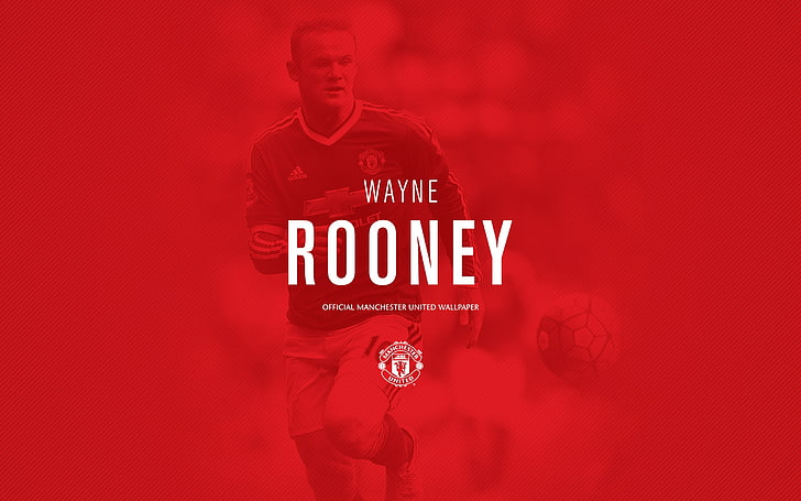 Wayne Rooney-2016 Manchester United HD Wallpaper, HD wallpaper