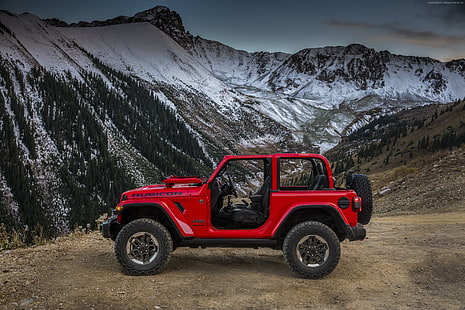 2018 รถยนต์ 4K Jeep Wrangler Rubicon, วอลล์เปเปอร์ HD HD wallpaper