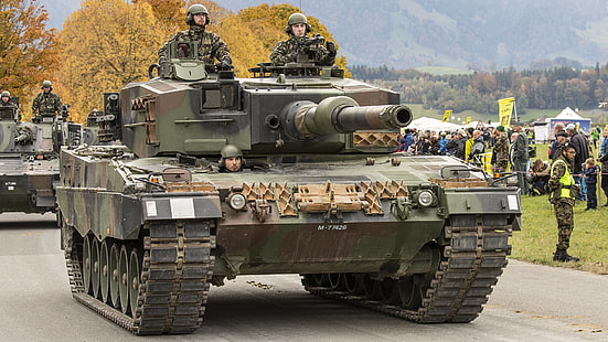 Tanque, Alemania, Leopard 2A4, Leopard 2, Fondo de pantalla HD HD wallpaper