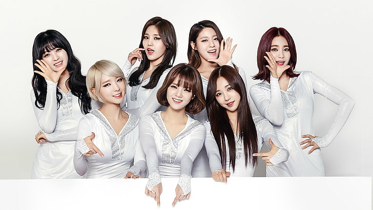 K-pop, AOA, Choa, Jimin, Seolhyun, Chanmi, femmes, Fond d'écran HD