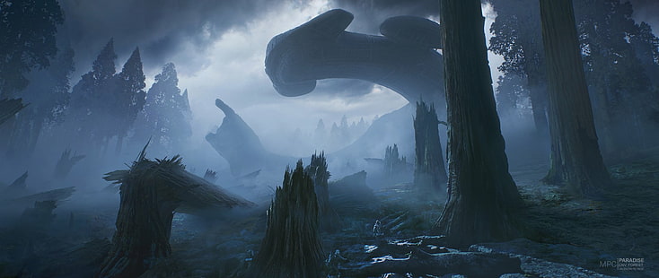 Alien, Alien: Bund, Natur, Schiff, Xenomorph, HD-Hintergrundbild HD wallpaper