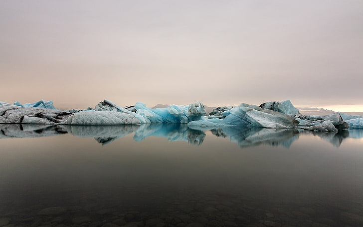 Quiet lake ice-Retina HD Wallpaper, calm body of water, HD wallpaper