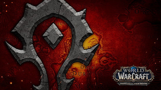 Blizzard, Horde, World of WarCraft, Battle for Azeroth, Tapety HD HD wallpaper