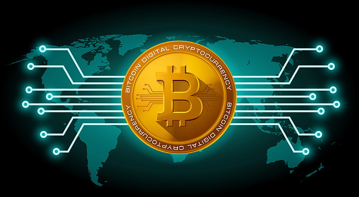 bitcoin, contanti, monete, computer, digitale, internet, denaro, tecniche, tecnologia, Sfondo HD