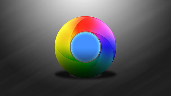 Goggle Chrome logo, computer, logo, emblem, windows, Google, browser, Chrome, HD wallpaper HD wallpaper